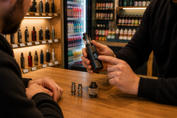 cigarette électronique vapoteur confirmé Grand-Bourgtheroulde